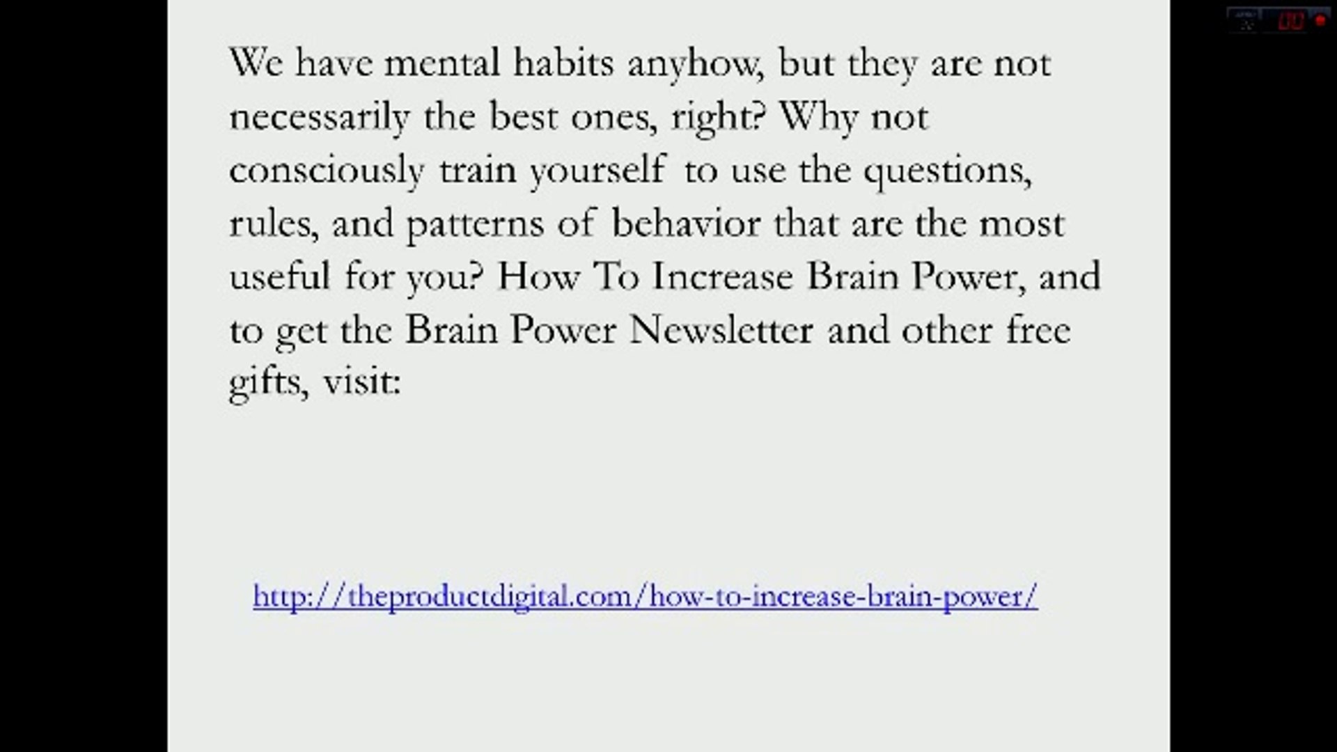 ⁣How To Increase Brain Power