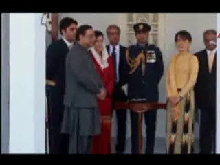 President Zardari confers SMBB Award for Democracy on Aung San Suu Kyi