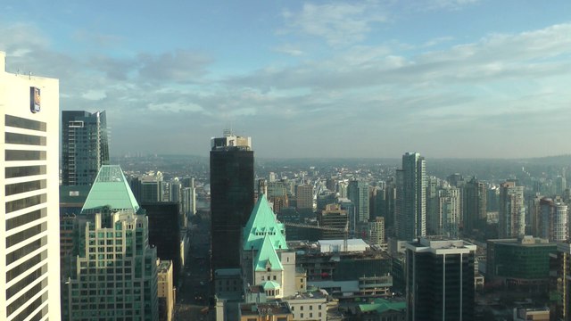 Downtown Vancouver, Canada On February 27, 2014
