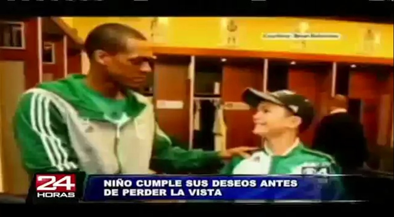 Niño neozelandés cumple sus deseos antes de perder la vista