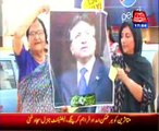 Karachi APML demonstrate in favor of Ex President Pervez Musharraf