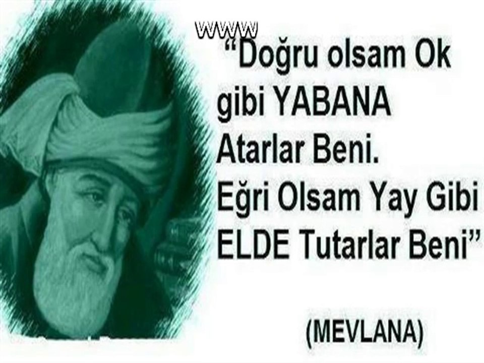 Hz.Mevlana_Gene suratın neden asık....