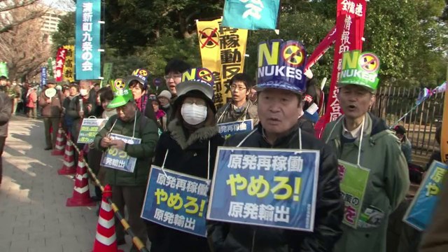 Japon: manifestation des opposants au nucléaire