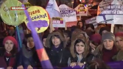 Kadınlara polis müdahalesi