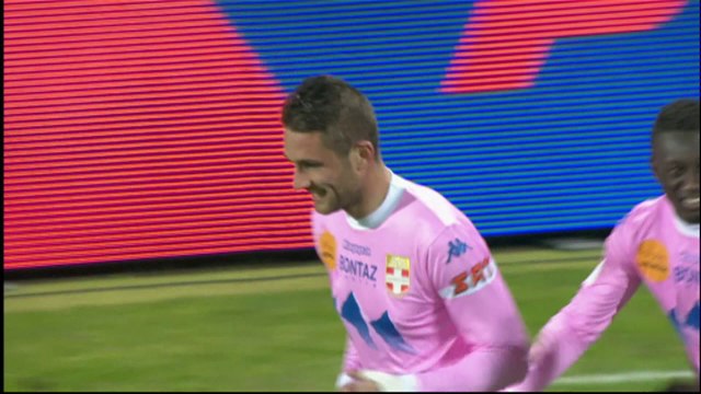 But Cédric CAMBON (49ème) - EA Guingamp - Evian TG FC - (0-1) - 08/03/14 - (EAG-ETG)