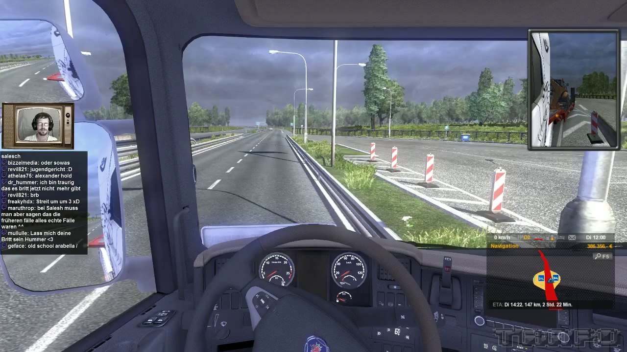 Chat lesen und Truck fahren (NOV 2013)