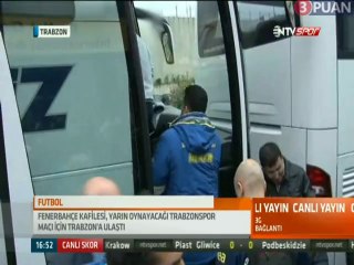 Fenerbahçe kafilesi Trabzon'a ulaştı