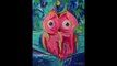 Oil Painting Process Video - Highwire Love Owl  - Ari Lankin - Jedd - New York City - Art