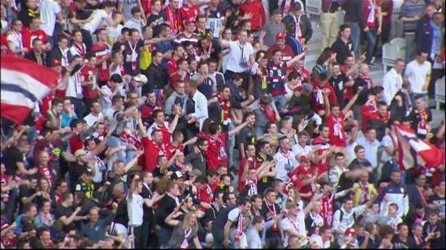 But Nolan ROUX (57ème) - LOSC Lille - Montpellier Hérault SC - (2-0) - 09/03/14 - (LOSC-MHSC)
