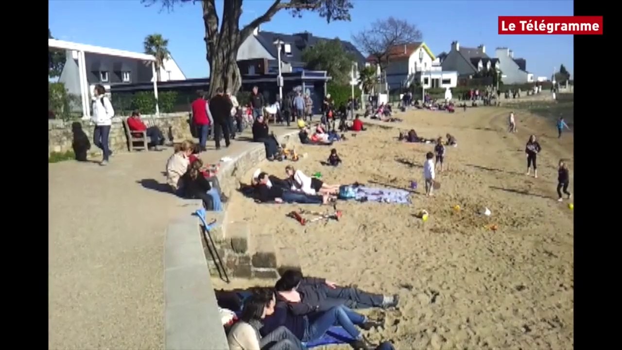 Vannes. Conleau sous le soleil