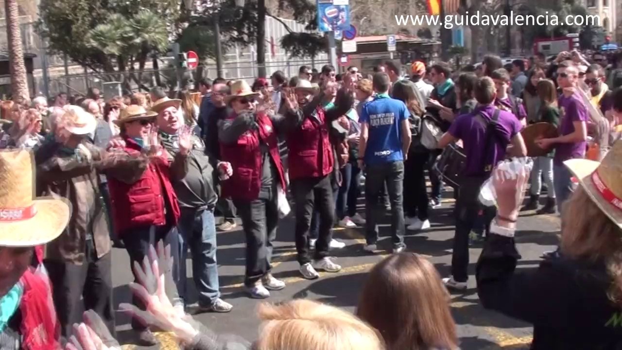 Mascletá 09 Marzo - Las Fallas 2014 Valencia