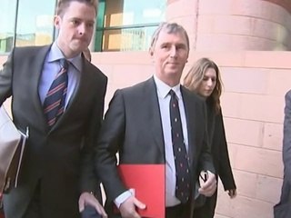 Nigel Evans arrives for trial