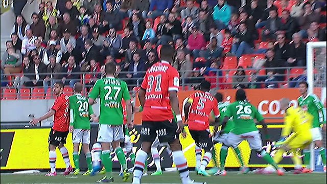 But Jérémie ALIADIERE (90ème pen) - FC Lorient - AS Saint-Etienne - (1-0) - 09/03/14 - (FCL-ASSE)