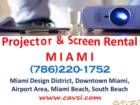 Projector Rental Miami (786)220-1752