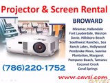 Projector Rental Broward (786)220-1752