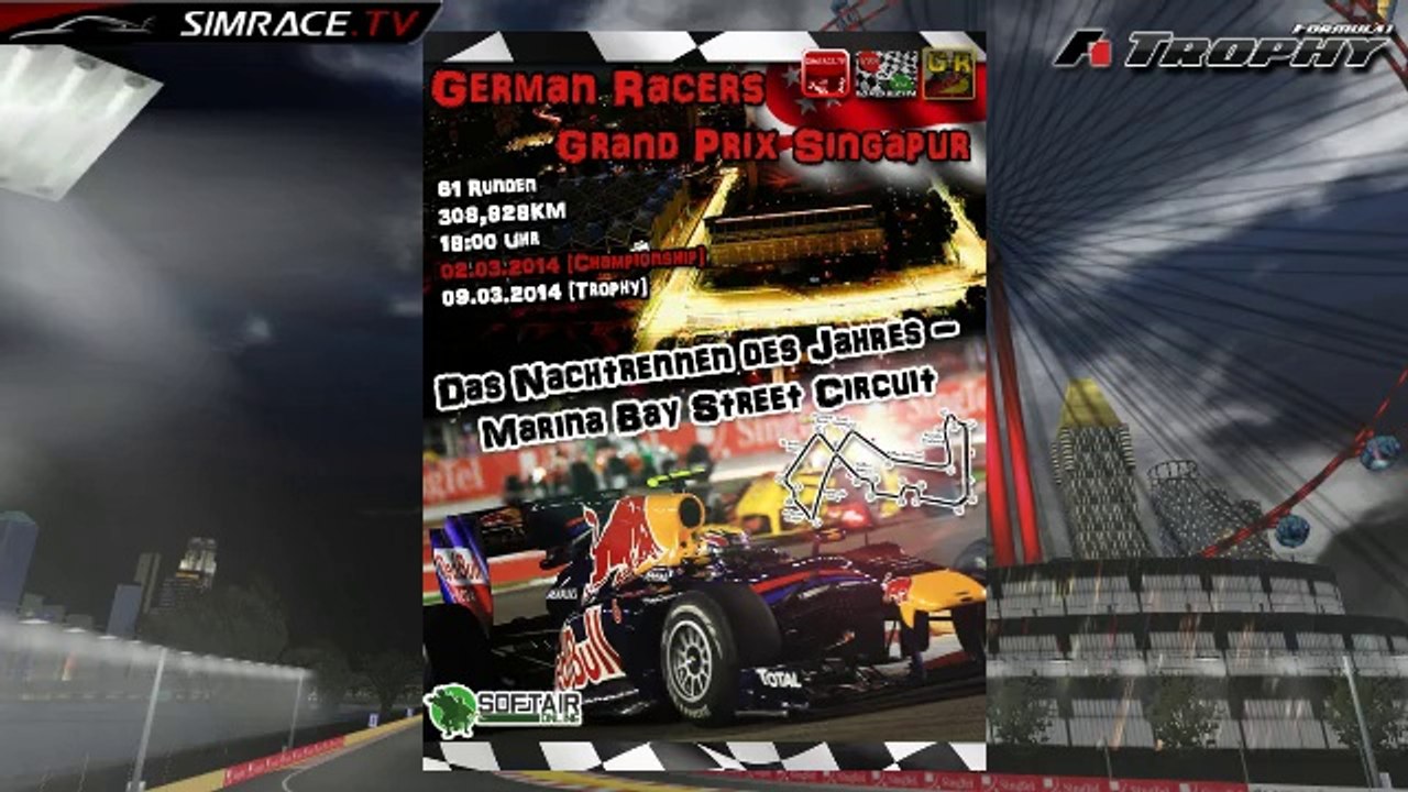 GR F1 2013 Trophy - 13. Rennen in Singapur