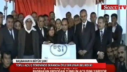 Başbakan'a dev ekran şoku!