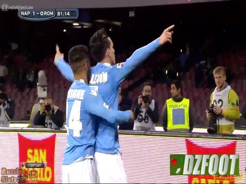 Passe décisive de Ghoulam contre l'AS Roma