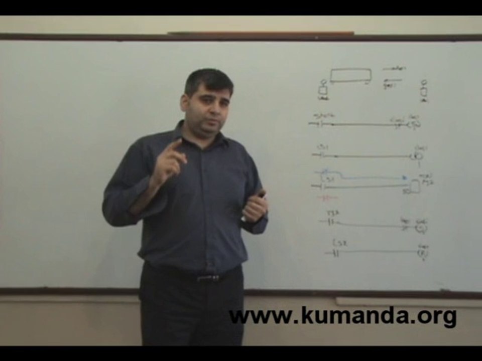 PLC de iki nokta arası hareket eden sistem programlama