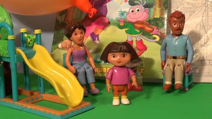 Dora the Explorer Surprise Play Set, Coloring Books and Markers, featuring Boots, Swiper, and Dora's