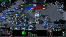 Starcraft HoTS ZvP Swarm Host vs Immortal All In