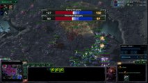 Starcraft HoTS ZvT Swarm Host vs Bio Mech