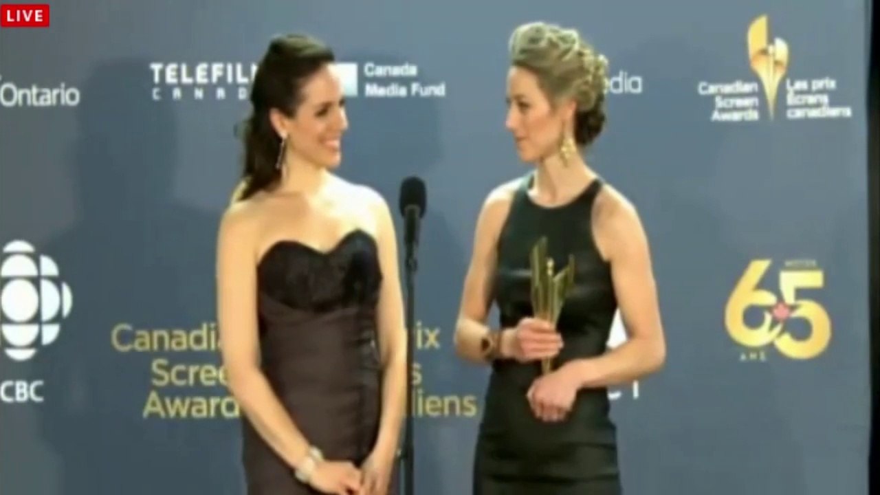 Zoie Palmer & Anna Silk CdnScreenAwards14