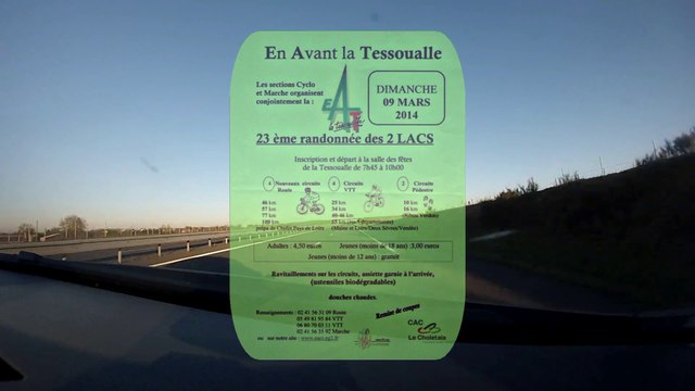 Rando VTT - La Tessoualle 23ième randonnée des 2 lacs