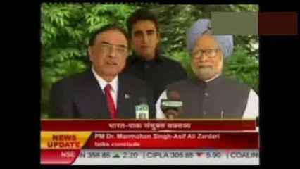 President Zardari and Bilawal Bhutto Zardari in India