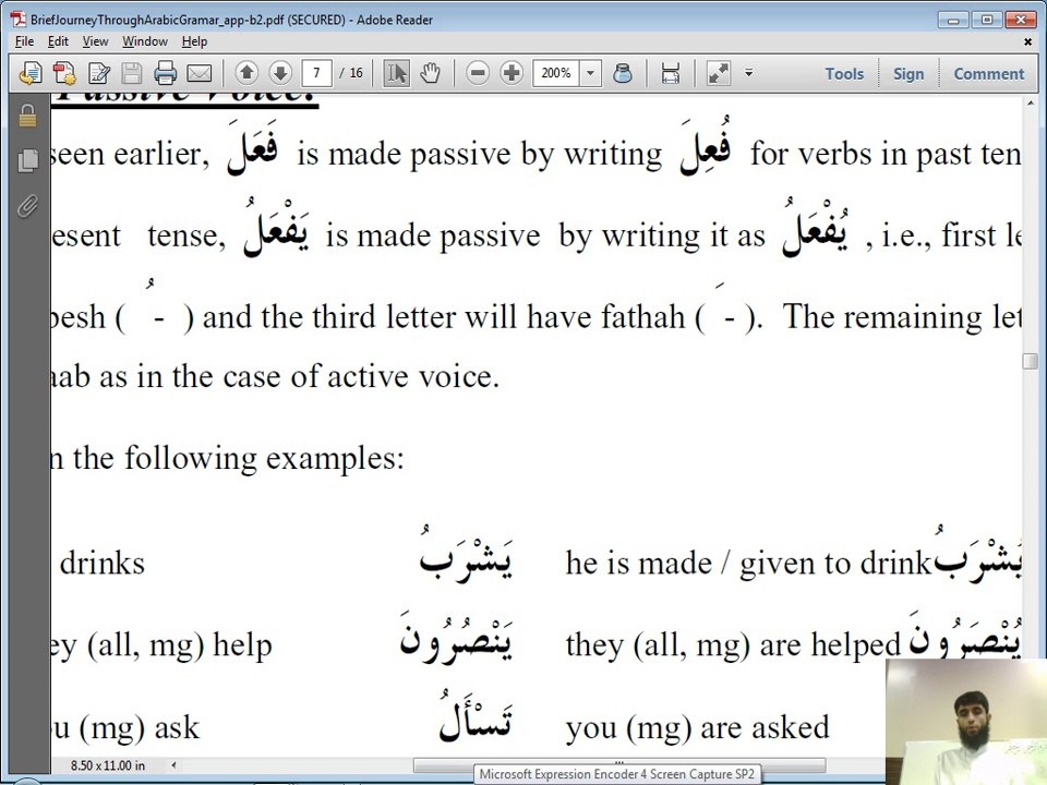 Grammar - # 04 - Arabic Grammar - Present and Future Tense Verbs and active_passive