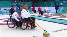 Curling fauteuil Suède - Grande-Bretagne 7ème end
