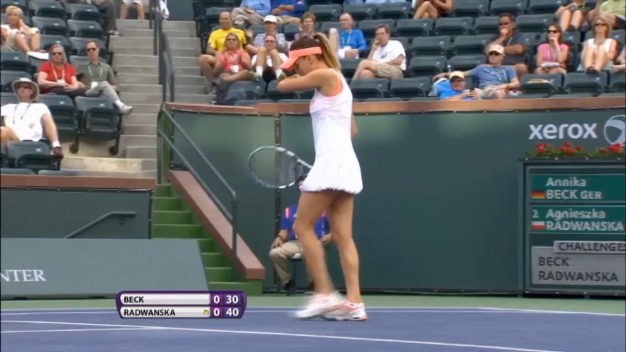 Indian Wells: 6:0, 6:0! Radwanska erteilt Beck Lehrstunde