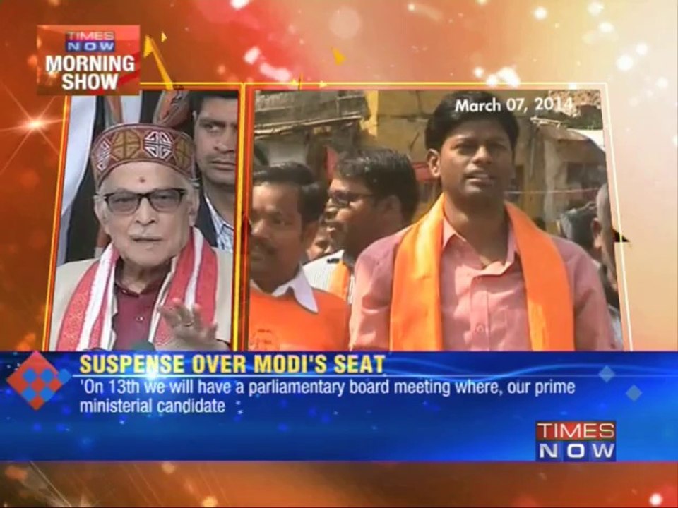 Suspense over Narendra Modi's seat