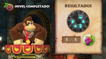 Donkey Kong Country: TF. Plataformas problemáticas 5-K - Gameplay - 100% puzzles y letras