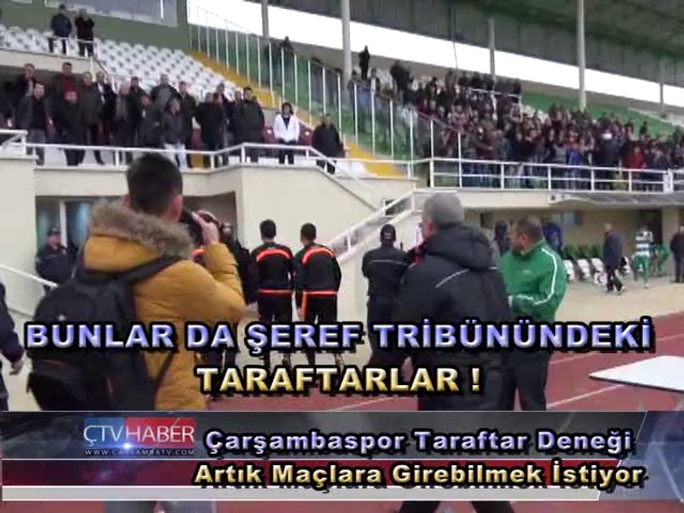 Çarşambaspor Taraftarları,Artık Maçlara Girebilmek İstiyor.