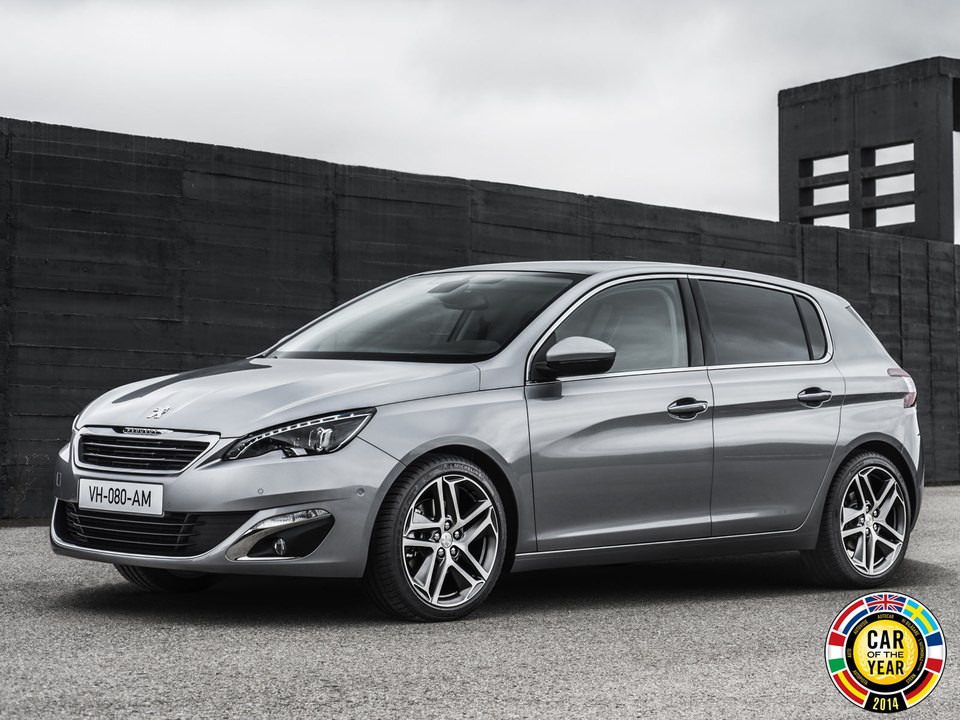 La Peugeot 308 élue voiture de l'année au Salon de Genève 2014