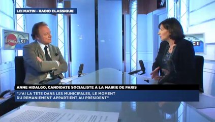 Anne Hidalgo, invitée de Guillaume Durand avec LCI