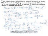 Problema resuelto energía eléctrica potencia y resistencia