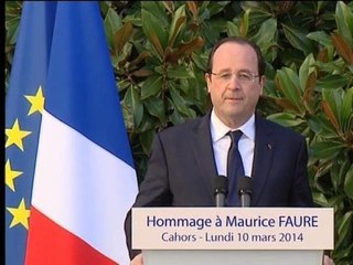 Maurice Faure "un homme politique d'avant la télévision" - 10/03