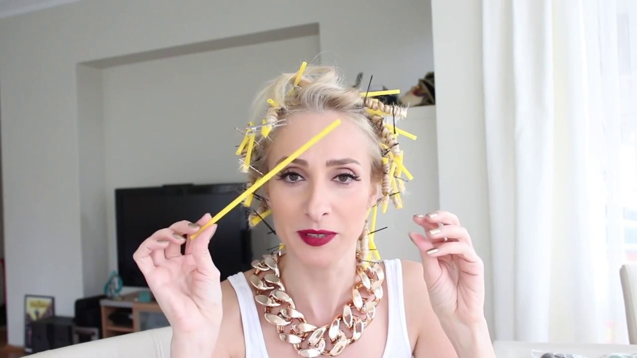 Kıvırcık Saçlar Isı Kullanmadan - Heatless curls