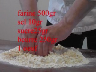 n°30.Tarte aux framboises-pâte à foncer-Tarte blanche.