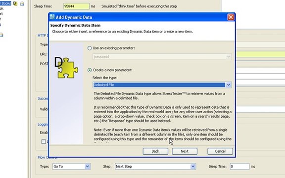 Stress Tester™ Learning Center - Adding Parameters