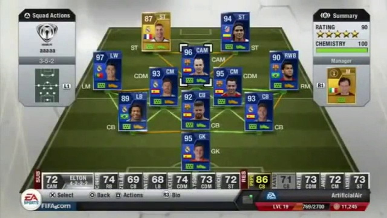 TOTS AND LEGEND ON ONE - Fifa 14 Ultimate Team FUT Hack Free coins generator