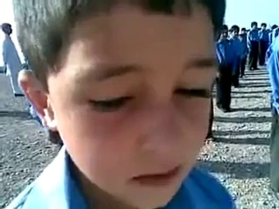 Funny Pathan Child Sing Pakistan National Anthem