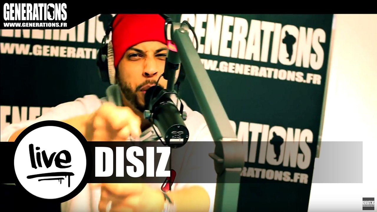 Disiz - Rap Genius (Live des studios de Generations)