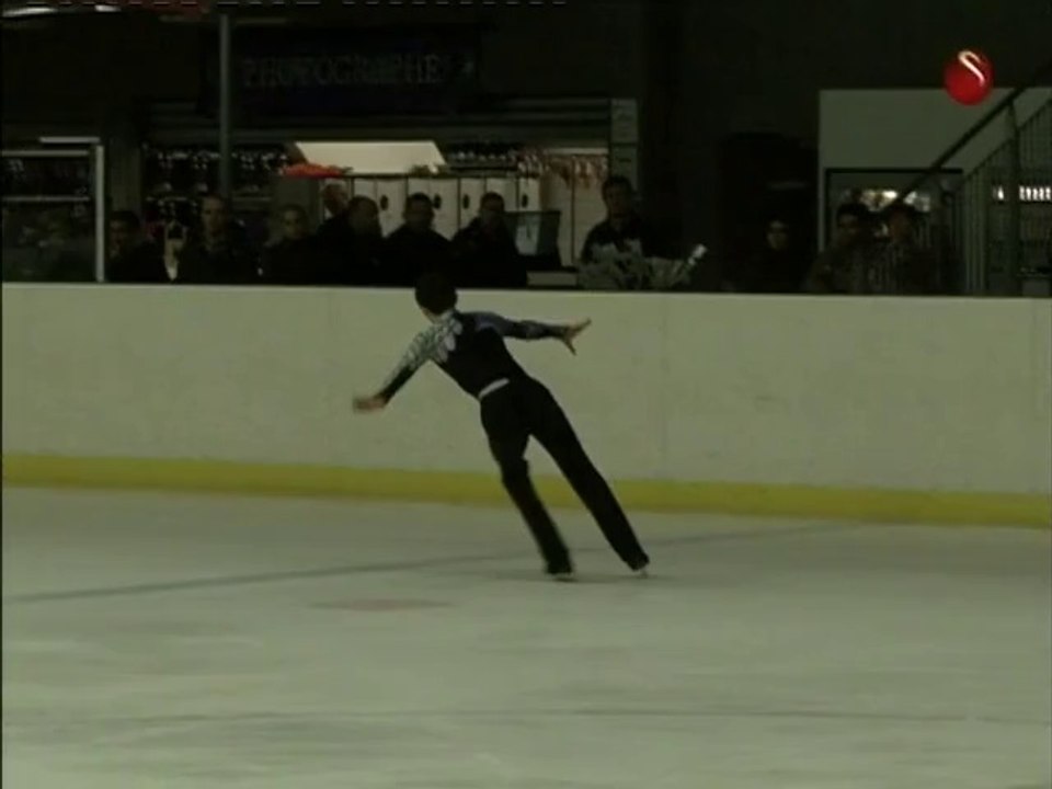 Champ. de France JR Patinage 2014 - Wasquehal - Prog.libre Simon Hocquaux