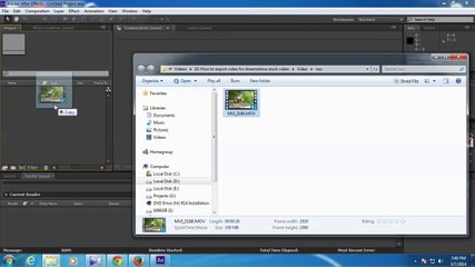 How to Export QuickTime MOV files from After Effect for Stock Footage Submission