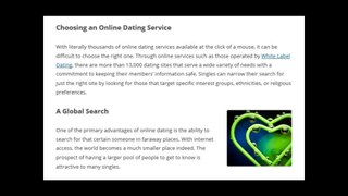 Cyber Dating – Searching for Mr. Right with White Label Dating