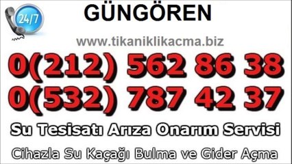 Güngören Tıkanıklık Açma Kırmadan