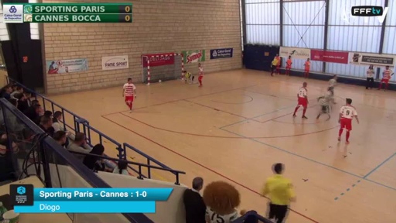 D1 Futsal - Sporting Paris - Cannes (3-3)- 20ème journée